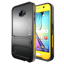Load image into Gallery viewer, Galaxy S6 Waterproof Case Punkcase SpikeStar Yellow Water/Shock/Dirt/Snow Proof | Lifetime Warranty (Color in image: yellow)
