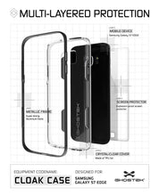 Load image into Gallery viewer, S7 Edge Case Ghostek® Cloak Black Series Slim | Aluminum Frame Lifetime Warranty Exchange (Color in image: Gold)
