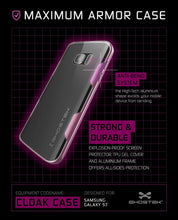 Load image into Gallery viewer, Galaxy S7 Case, Ghostek Cloak Series Pink  Slim Premium Protective Hybrid Impact Glass Armor (Color in image: gold)
