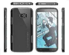 Load image into Gallery viewer, Galaxy S7 Case, Ghostek Cloak Series Black Slim Premium Protective Hybrid Impact Glass Armor (Color in image: silver)
