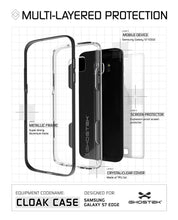 Load image into Gallery viewer, S7 Edge Case Ghostek® Cloak Black Series Slim | Aluminum Frame Lifetime Warranty Exchange (Color in image: Gold)
