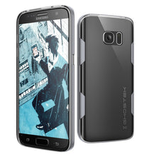 Load image into Gallery viewer, Galaxy S7 Case, Ghostek Cloak Series Silver  Slim Premium Protective Hybrid Impact Glass Armor (Color in image: silver)
