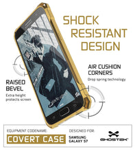 Charger l'image dans la galerie, Galaxy S7 Case, Ghostek® Covert Gold Series Premium Impact Cover | Lifetime Warranty Exchange (Color in image: Pink)
