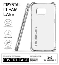 Load image into Gallery viewer, Galaxy S7 Case, Ghostek® Covert Clear Series w/ Premium Impact Cover Screen Protector | Warranty (Color in image: Black)
