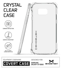 Load image into Gallery viewer, S7 Edge Case, Ghostek® Covert Clear Premium Impact Cover w/ Screen Protector | Lifetime Warranty (Color in image: space gray)
