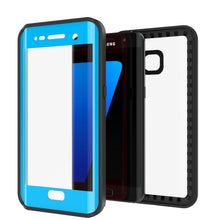 Charger l'image dans la galerie, Galaxy S7 Edge Waterproof Case, Punkcase [Extreme Series] [Slim Fit] [IP68 Certified] [Shockproof] [Snowproof] [Dirproof] Armor Cover [Light Blue] (Color in image: White)
