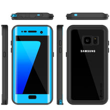 Charger l'image dans la galerie, Galaxy S7 Edge Waterproof Case, Punkcase [Extreme Series] [Slim Fit] [IP68 Certified] [Shockproof] [Snowproof] [Dirproof] Armor Cover [Light Blue] 
