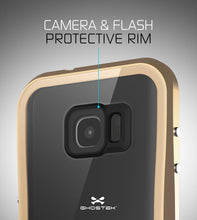 Load image into Gallery viewer, Galaxy S7 Waterproof Case, Ghostek Atomic 2.0 Gold  Water/Shock/Dirt/Snow Proof | Lifetime Warranty (Color in image: Red)
