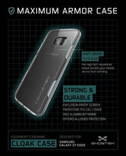 Load image into Gallery viewer, S7 Edge Case Ghostek® Cloak Silver Series Slim | Aluminum Frame Lifetime Warranty Exchange (Color in image: Red)
