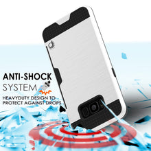 Load image into Gallery viewer, Galaxy S8 Plus Case, PUNKcase [SLOT Series] [Slim Fit] Dual-Layer Armor Cover w/Integrated Anti-Shock System, Credit Card Slot [White] (Color in image: Gold)
