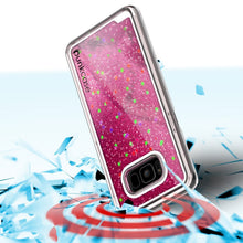 Load image into Gallery viewer, Galaxy S8 Plus Case, Punkcase [Liquid Series] Protective Dual Layer Floating Glitter Cover + PunkShield Screen Protector for Samsung S8 [Pink] (Color in image: Green)
