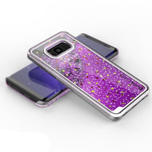 Load image into Gallery viewer, Galaxy S8 Plus Case, Punkcase [Liquid Series] Protective Dual Layer Floating Glitter Cover + PunkShield Screen Protector for Samsung S8 [Purple] (Color in image: Gold)
