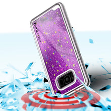 Load image into Gallery viewer, Galaxy S8 Plus Case, Punkcase [Liquid Series] Protective Dual Layer Floating Glitter Cover + PunkShield Screen Protector for Samsung S8 [Purple] (Color in image: Green)
