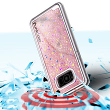 Load image into Gallery viewer, Galaxy S8 Plus Case, Punkcase [Liquid Series] Protective Dual Layer Floating Glitter Cover + PunkShield Screen Protector for Samsung S8 [Rose Gold] (Color in image: Silver)
