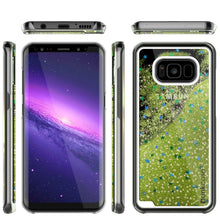 Load image into Gallery viewer, Galaxy S8 Case, Punkcase [Liquid Series] Protective Dual Layer Floating Glitter Cover + PunkShield Screen Protector [Light Green] (Color in image: Purple)
