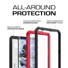 Charger l&#39;image dans la galerie, Galaxy S8 Plus Waterproof Case, Ghostek Nautical Series (Red) | Slim Underwater Full Body Protection (Color in image: Green)
