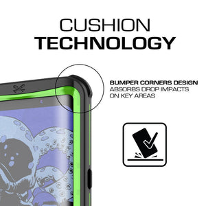 Galaxy S8 Plus Waterproof Case, Ghostek Nautical Series (Green) | Slim Underwater Full Body Protection (Color in image: Teal)