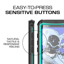 Load image into Gallery viewer, Galaxy S8 Plus Waterproof Case, Ghostek Nautical Series (Teal) | Slim Underwater Full Body Protection (Color in image: Black)
