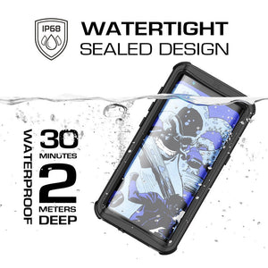 Galaxy S8 Plus Waterproof Case, Ghostek Nautical Series (Black) | Slim Underwater Full Body Protection (Color in image: Red)