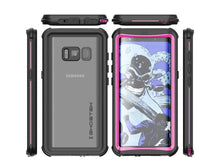 Load image into Gallery viewer, Galaxy S8 Plus Waterproof Case, Ghostek Nautical Series (Pink) | Slim Underwater Full Body Protection 
