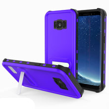Charger l&#39;image dans la galerie, Protector [PURPLE]Galaxy S8 Waterproof Case, Punkcase [KickStud Series] [Slim Fit] [IP68 Certified] [Shockproof] [Snowproof] Armor Cover [PURPLE] (Color in image: Light Blue)
