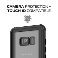 Load image into Gallery viewer, Galaxy S8 Waterproof Case, Ghostek Nautical Series (Pink) | Slim Underwater Full Body Protection (Color in image: Teal)
