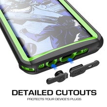 Charger l&#39;image dans la galerie, Galaxy S8 Waterproof Case, Ghostek Nautical Series (Green) | Slim Underwater Full Body Protection 
