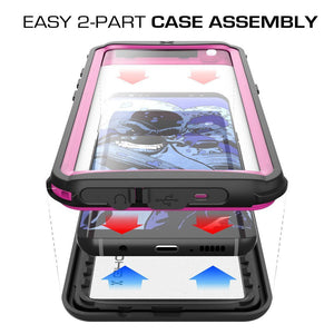 Galaxy S8 Waterproof Case, Ghostek Nautical Series (Pink) | Slim Underwater Full Body Protection (Color in image: Green)
