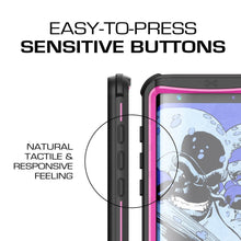 Load image into Gallery viewer, Galaxy S8 Waterproof Case, Ghostek Nautical Series (Pink) | Slim Underwater Full Body Protection (Color in image: Red)
