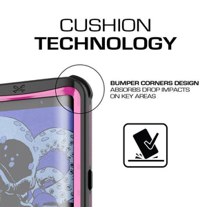 Galaxy S8 Waterproof Case, Ghostek Nautical Series (Pink) | Slim Underwater Full Body Protection (Color in image: White)