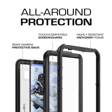 Load image into Gallery viewer, Galaxy S8 Waterproof Case, Ghostek Nautical Series (Black) | Slim Underwater Full Body Protection (Color in image: Red)
