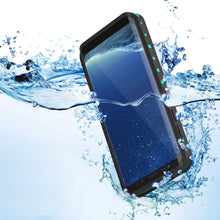 Load image into Gallery viewer, Galaxy S8 Plus Waterproof Case PunkCase StudStar Teal Thin 6.6ft Underwater IP68 Shock/Snow Proof (Color in image: light green)
