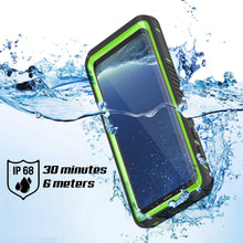 Load image into Gallery viewer, Galaxy S8 Waterproof Case, Punkcase [Extreme Series] [Slim Fit] [IP68 Certified] [Shockproof] [Snowproof] [Dirproof] Armor Cover W/ Built In Screen Protector for Samsung Galaxy S8 [Green] (Color in image: Light blue)
