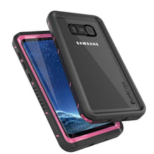 Load image into Gallery viewer, Galaxy S8 Waterproof Case, Punkcase [Extreme Series] [Slim Fit] [IP68 Certified] [Shockproof] [Snowproof] [Dirproof] Armor Cover W/ Built In Screen Protector for Samsung Galaxy S8 [Pink] (Color in image: Black)
