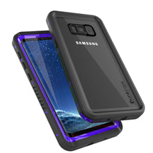 Load image into Gallery viewer, Galaxy S8 Waterproof Case, Punkcase [Extreme Series] [Slim Fit] [IP68 Certified] [Shockproof] [Snowproof] [Dirproof] Armor Cover W/ Built In Screen Protector for Samsung Galaxy S8 [Purple] (Color in image: White)
