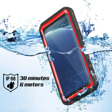 Load image into Gallery viewer, Galaxy S8 PLUS Waterproof Case, Punkcase [Extreme Series] [Slim Fit] [IP68 Certified] [Shockproof] [Snowproof] [Dirproof] Armor Cover W/ Built In Screen Protector for Samsung Galaxy S8+ [Red] (Color in image: White)
