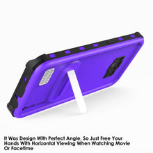 Charger l&#39;image dans la galerie, Protector [PURPLE]Galaxy S8 Waterproof Case, Punkcase [KickStud Series] [Slim Fit] [IP68 Certified] [Shockproof] [Snowproof] Armor Cover [PURPLE] (Color in image: Teal)
