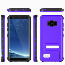 Charger l&#39;image dans la galerie, Protector [PURPLE]Galaxy S8 Waterproof Case, Punkcase [KickStud Series] [Slim Fit] [IP68 Certified] [Shockproof] [Snowproof] Armor Cover [PURPLE] (Color in image: Light Green)
