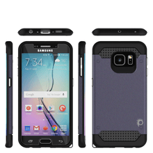 Charger l'image dans la galerie, Galaxy s6 EDGE Plus Case PunkCase Galactic Black Series Slim Armor Soft Cover w/ Screen Protector (Color in image: rose gold)
