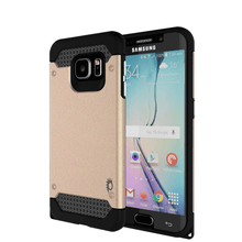 Charger l'image dans la galerie, Galaxy s6 EDGE Plus Case PunkCase Galactic Gold Series Slim Protective Armor Soft Cover Case w/ Tempered Glass Protector Lifetime Warranty (Color in image: gold)
