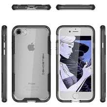 Charger l&#39;image dans la galerie, iPhone 8 Case, Ghostek Cloak 3 Series Case for iPhone 8 Case Clear Protective Case [Black] (Color in image: Pink)
