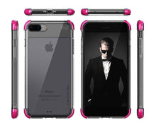Charger l&#39;image dans la galerie, iPhone 7+ Plus Case, Ghostek Covert 2 Series for iPhone 7+ Plus Protective Case [ Pink] (Color in image: Black)
