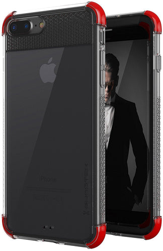 iPhone 8+ Plus Case, Ghostek Covert 2 Series for iPhone 8+ Plus Protective Case [ Red] (Color in image: Red)