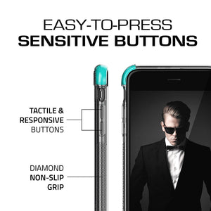 iPhone 7+ Plus Case, Ghostek Covert 2 Series for iPhone 7+ Plus Protective Case [ Teal] (Color in image: Pink)