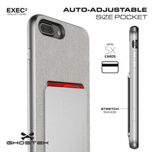 Load image into Gallery viewer, Ghostek Exec2 iPhone 7 Plus / 8 Plus Wallet Case Military Grade Standard Drop Tested | Black 
