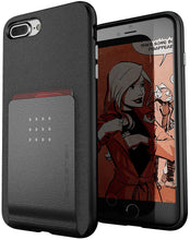 Load image into Gallery viewer, Ghostek Exec2 iPhone 7 Plus / 8 Plus Wallet Case Military Grade Standard Drop Tested | Black (Color in image: Brown)
