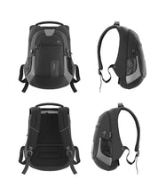 Load image into Gallery viewer, Ghostek NRGbag Gray Series Computer Laptop Messenger Backpack Book Bag + Battery Power Bank | Water Resistant | 7000mAh (Color in image: Red)
