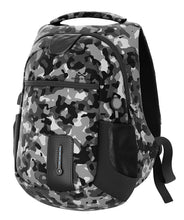 Load image into Gallery viewer, Ghostek NRGbag Gray Camo Series Computer Laptop Messenger Backpack Book Bag + Battery Power Bank | Water Resistant | 7000mAh (Color in image: Gray Camo)
