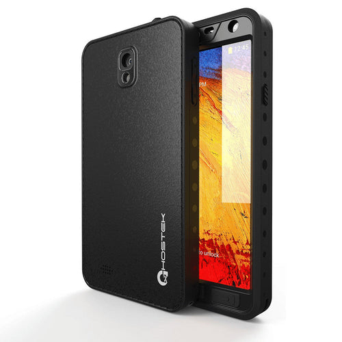 Ghostek Atomic Samsung Galaxy Note 3 Black Water/Shock/Dirt/Snow Proof | Lifetime Warranty (Color in image: black)