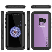 Charger l&#39;image dans la galerie, Galaxy S9 Waterproof Case, Punkcase [Extreme Series] [Slim Fit] [IP68 Certified] [Shockproof] [Snowproof] Armor Cover [Black] 
